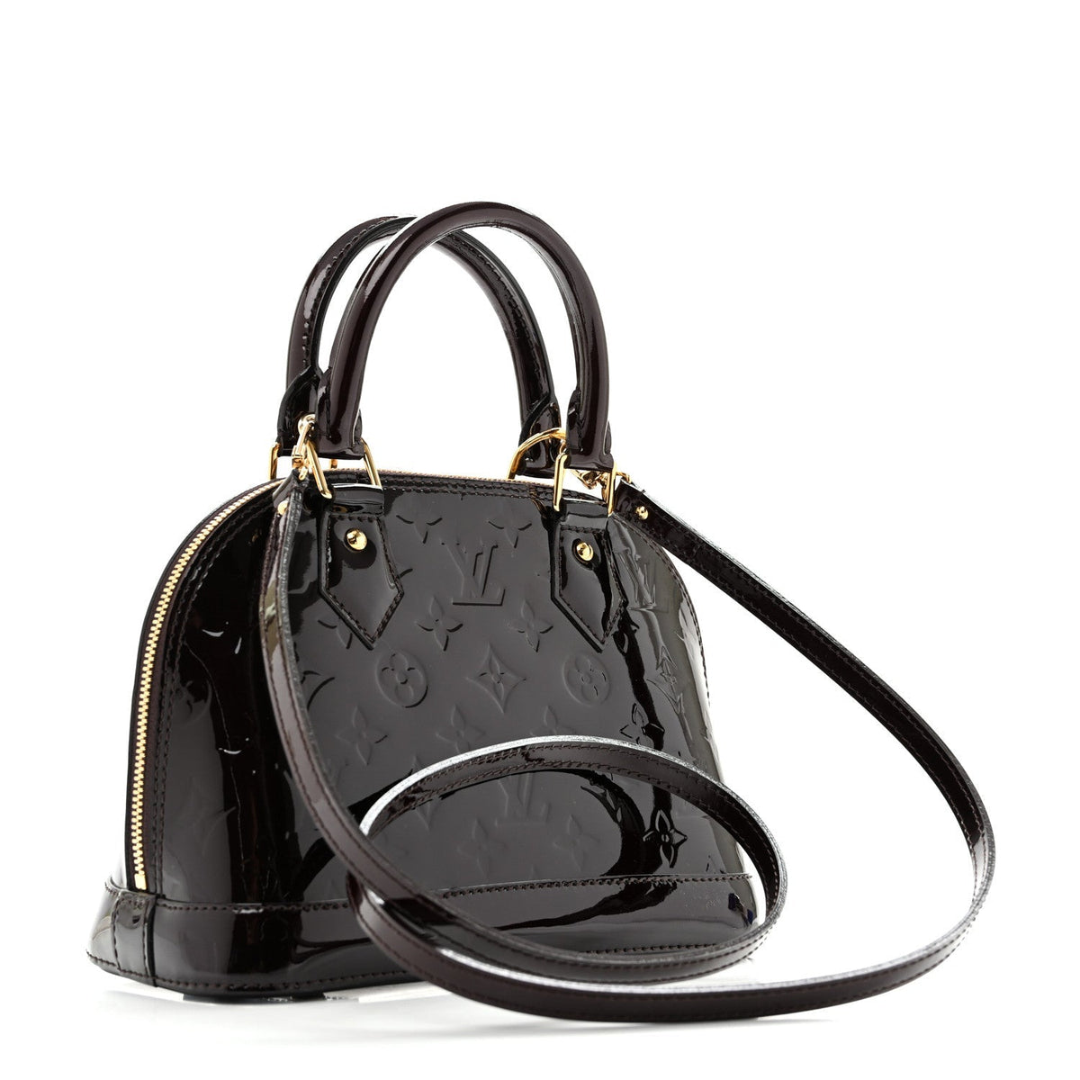 Louis Vuitton Vernis Alma BB Amarante