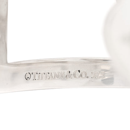 Tiffany Sterling Silver Stencil Heart Cuff Bracelet
