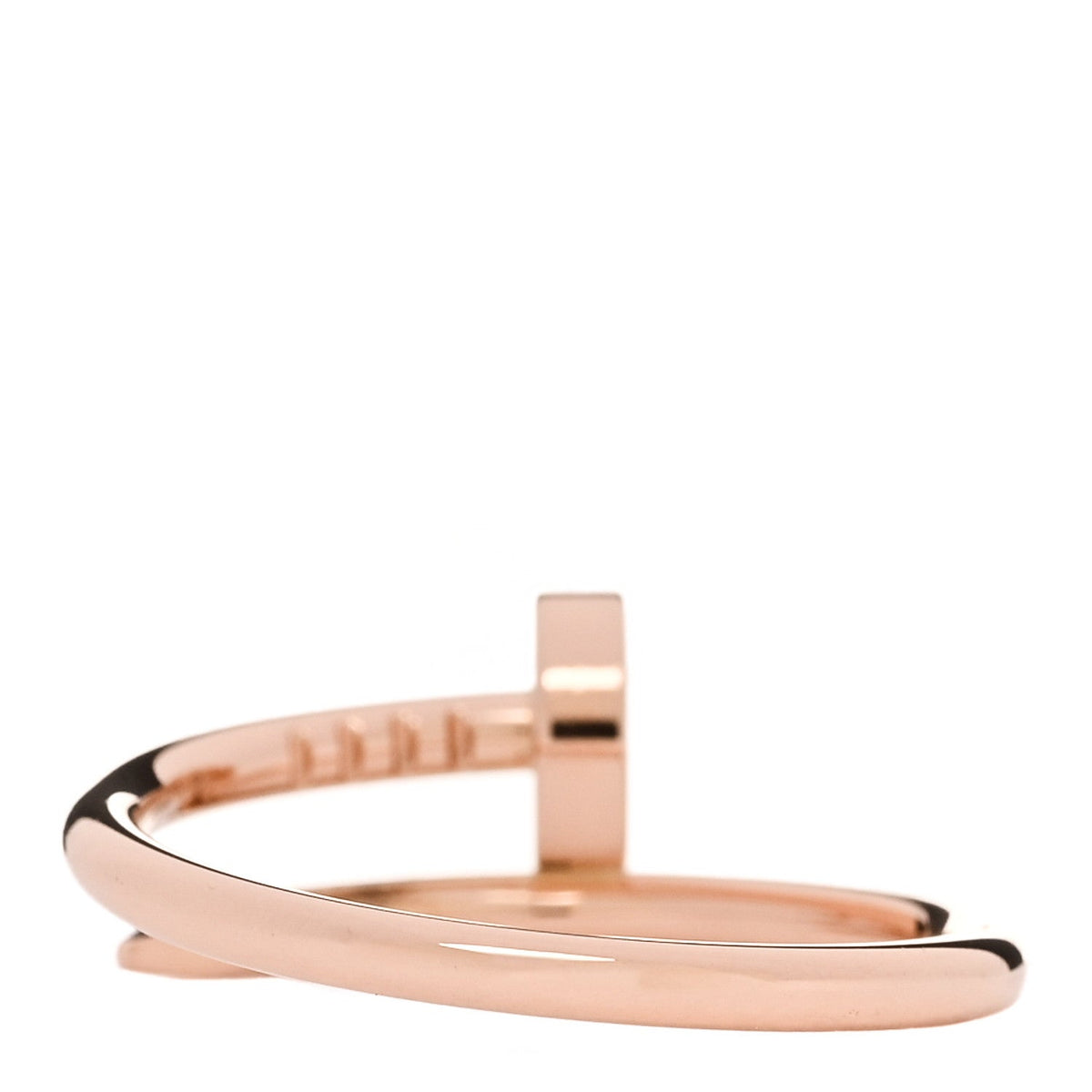 Cartier 18K Pink Gold Small Juste Un Clou Ring 50 5.25