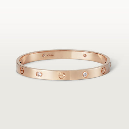18K Gold Diamonds Cartier Love Bracelet