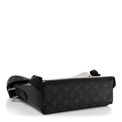 Louis Vuitton Monogram Eclipse Voyager PM Messenger Black