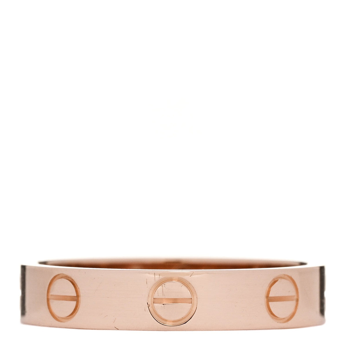 Cartier 18K Pink Gold 3.5mm LOVE Wedding Band Ring 51 5.75
