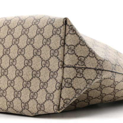 Gucci GG Supreme Monogram Medium Ophidia Shopping Tote Brown