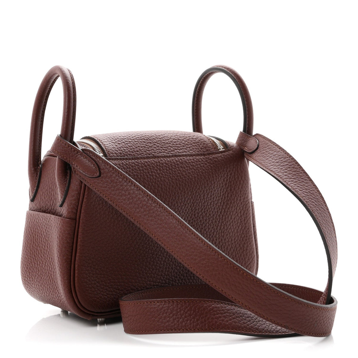 Hermes Taurillon Clemence Mini Lindy 20 Terre 1983359