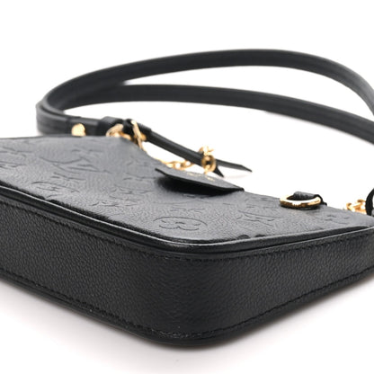 Louis Vuitton Empreinte Easy Pouch On Strap Black