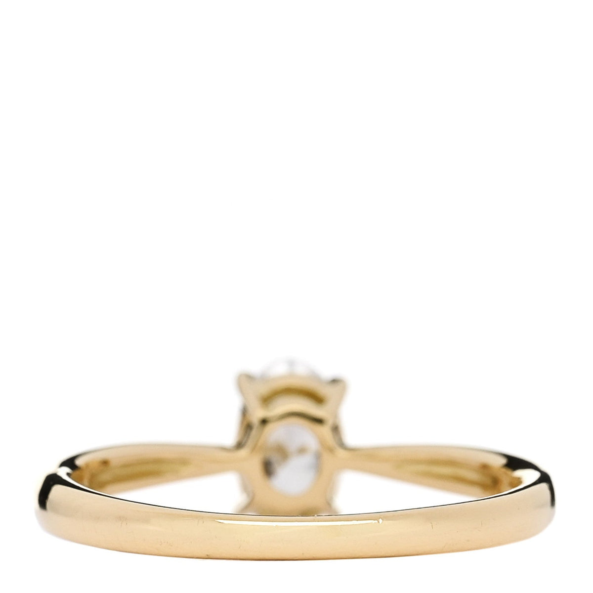 Parker & West by FASHIONPHILE18K Yellow Gold Diamond .51ct Oval Cut Solitaire Engagement Ring  52 6