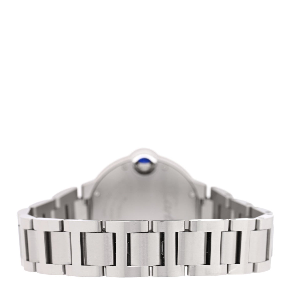 Cartier Stainless Steel Diamond 33mm Ballon Bleu Watch