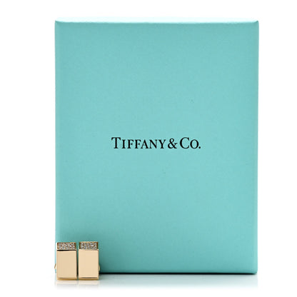 Tiffany 18K Yellow Gold Diamond Out of Retirement Earrings