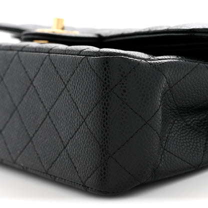 Chanel Caviar Quilted Medium Double Flap Black 1982984