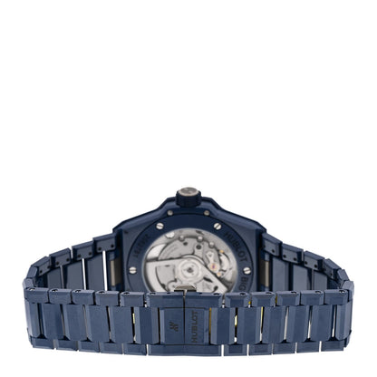 Hublot Ceramic 38mm Big Bang Integrated Watch Blue 457.EX.7170.EX