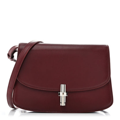 The Row Goatskin The Sofia 8.75 Crossbody Burgundy