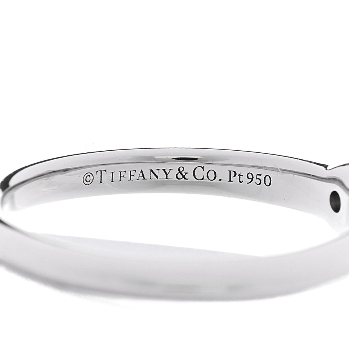 Tiffany Platinum Diamond 1.30ct Solitaire Engagement Ring 49 5