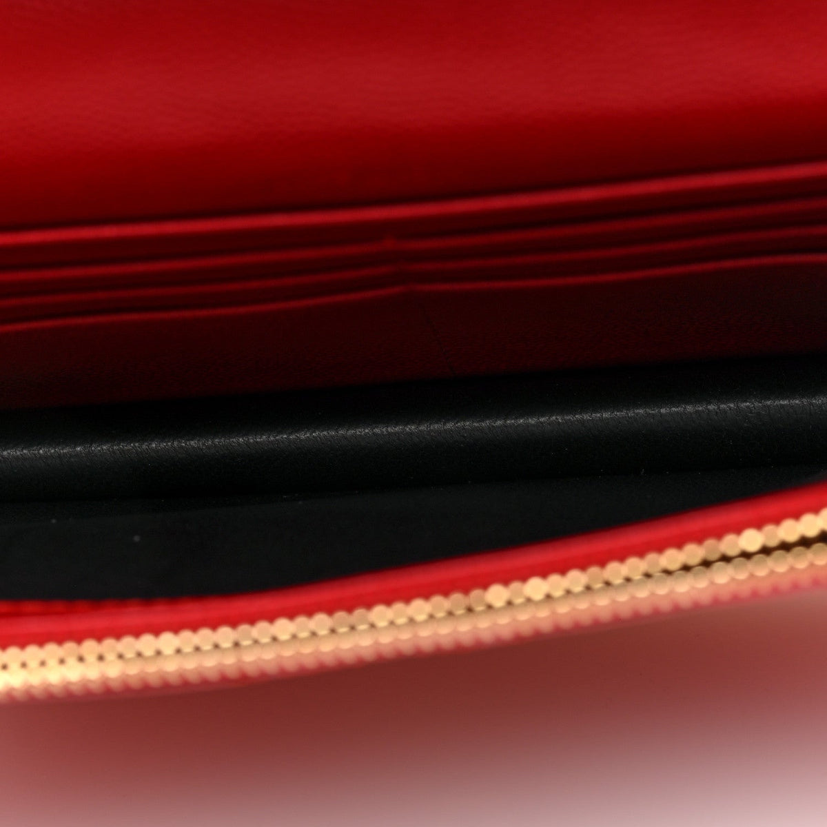 Saint Laurent Matelasse Chevron Monogram Envelope Chain Wallet New Red 1987513