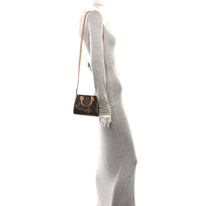 Louis Vuitton Monogram Coated Canvas Nano Speedy Brown