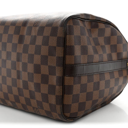 Louis Vuitton Damier Ebene Speedy Bandouliere 30 Brown