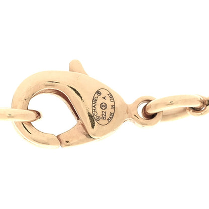 Chanel Metal CC Rue Cambon Necklace Gold
