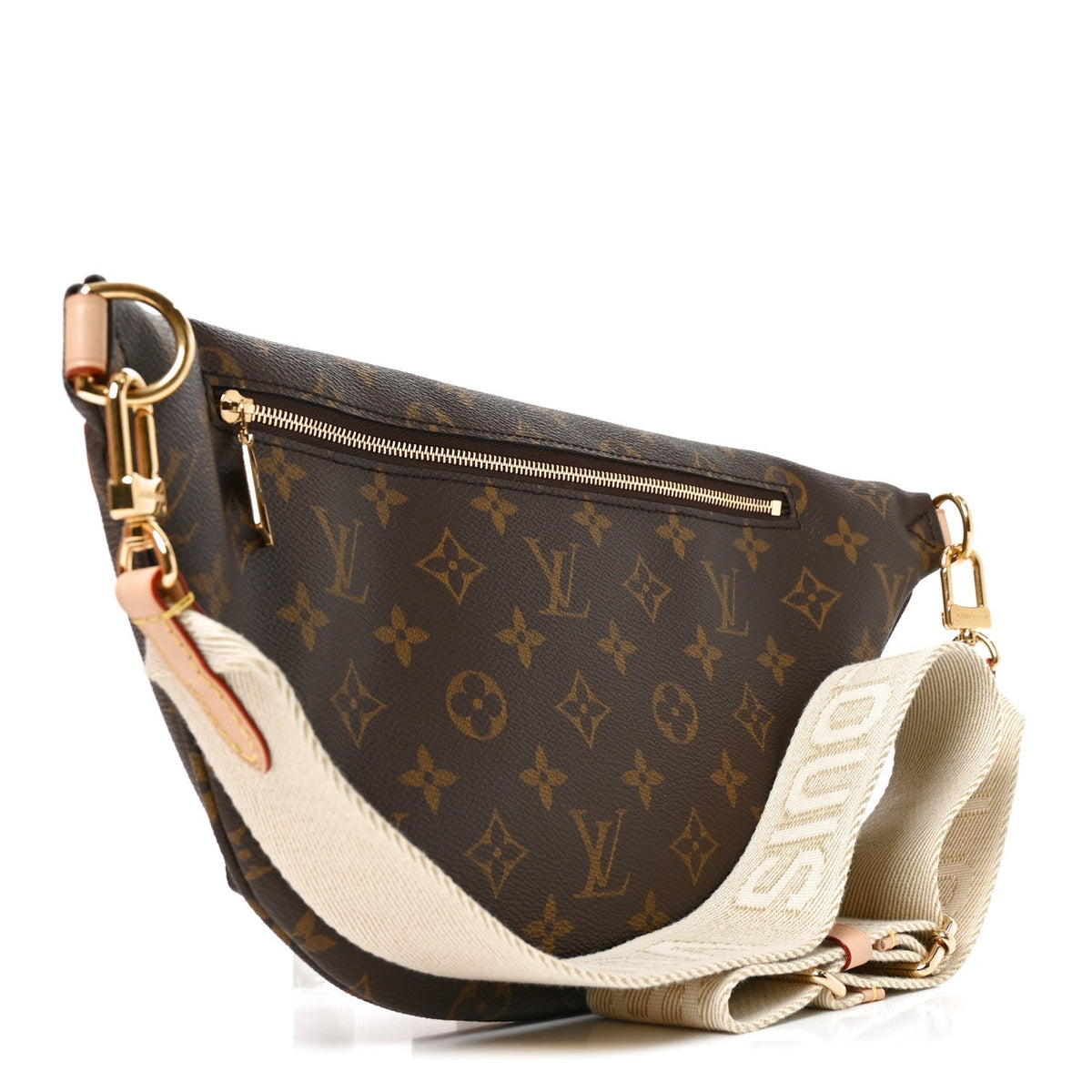 Louis Vuitton Monogram High Rise Bumbag Brown