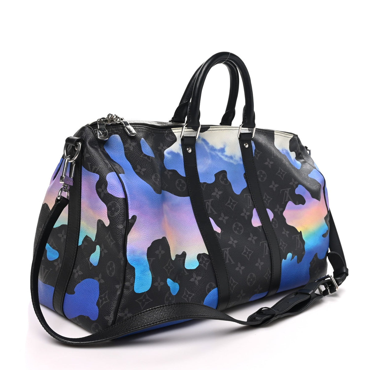 Louis Vuitton Sunset Monogram Eclipse Keepall Bandouliere 45 Multicolor