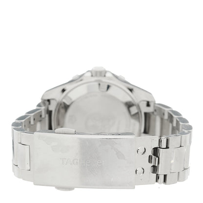 Tag Heuer Stainless Steel Mother of Pearl Aquaracer Watch WBD131C