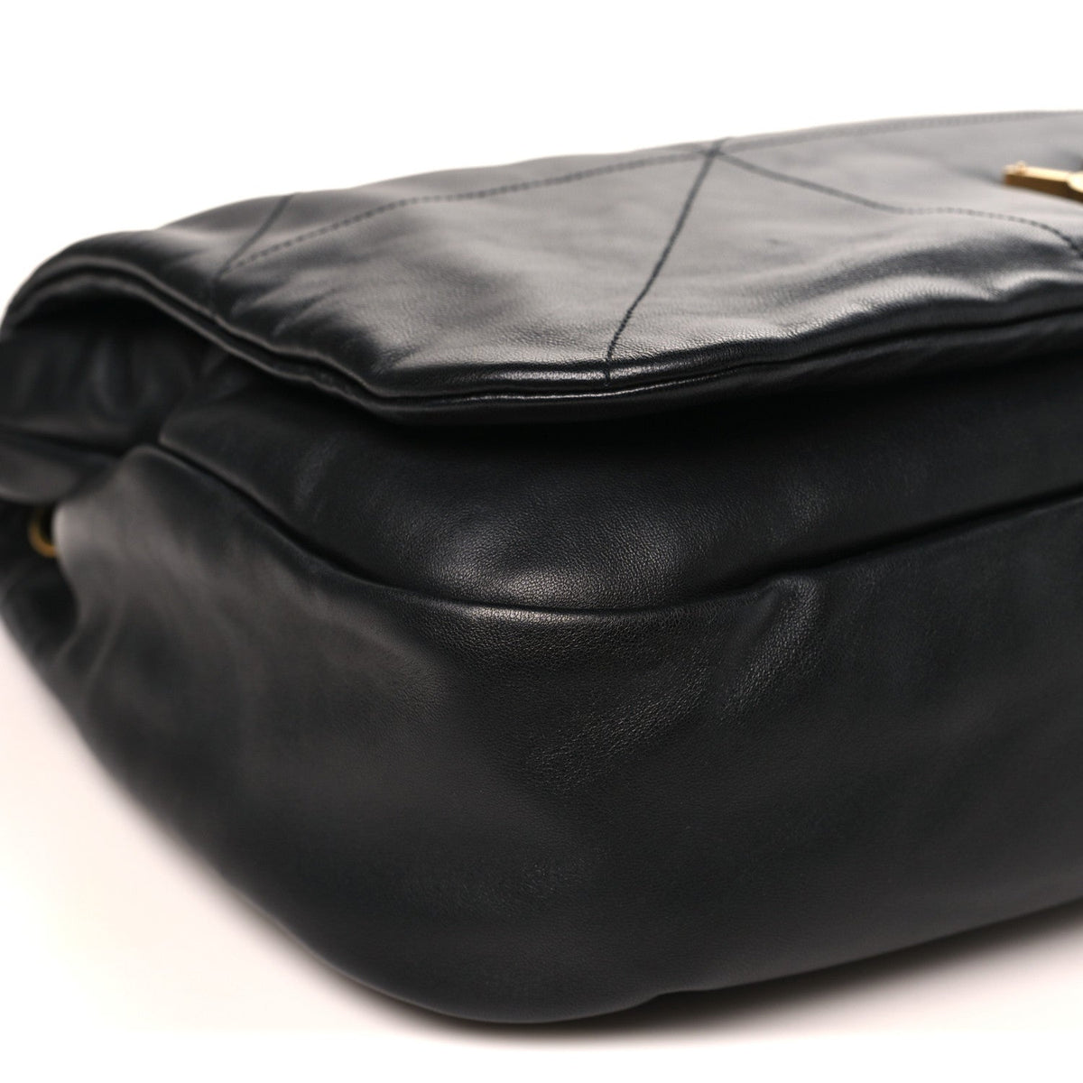 Saint Laurent Lambskin Matelasse Monogram Large Jamie 4.3 Shoulder Bag Black 1901958