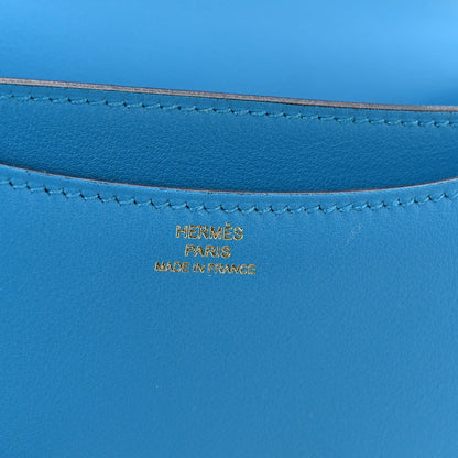 Hermes Swift Constance 18 Bleu Frida