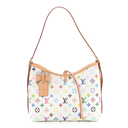 Louis Vuitton LV X TM Monogram Multicolor CarryAll PM Tote Bag White