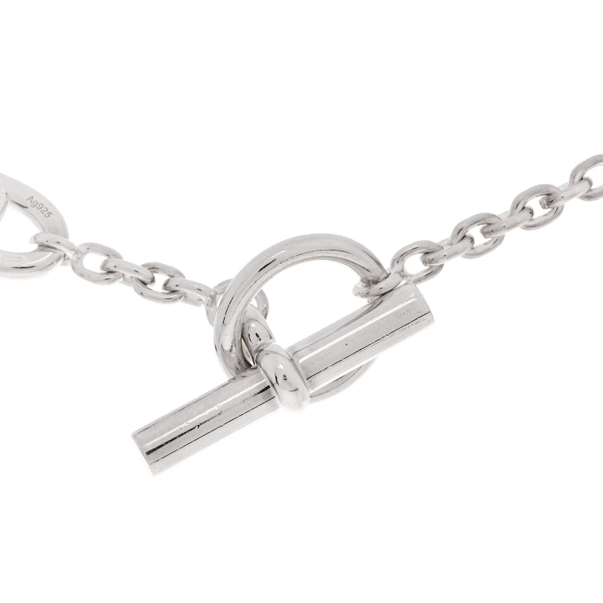 Hermès Sterling Silver Farandole 120 Necklace