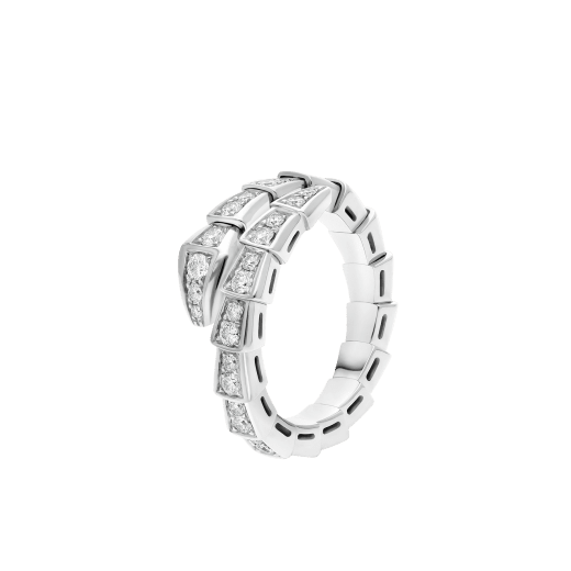 18K Gold Diamonds BVLGARI Serpenti Viper Ring
