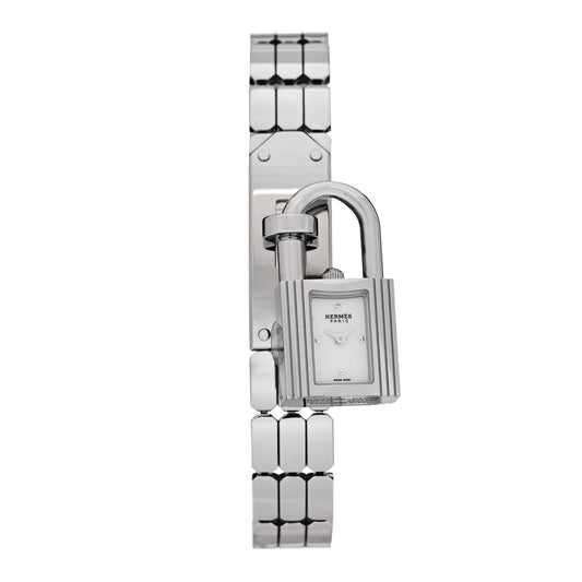 Hermes Stainless Steel 16mm Kelly Quartz Watch