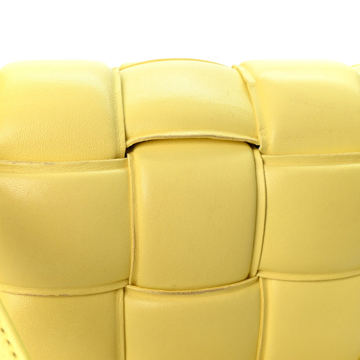 Bottega Veneta Nappa Maxi Intreccio Padded Cassette Crossbody Bag Sherbert