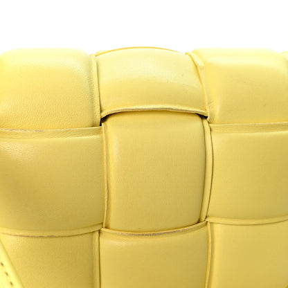 Bottega Veneta Nappa Maxi Intreccio Padded Cassette Crossbody Bag Sherbert