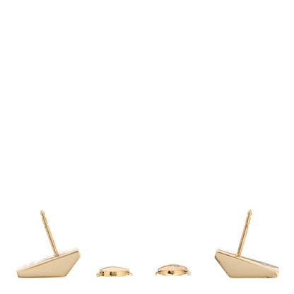 Tiffany 18K Yellow Gold Diamond Out of Retirement Earrings