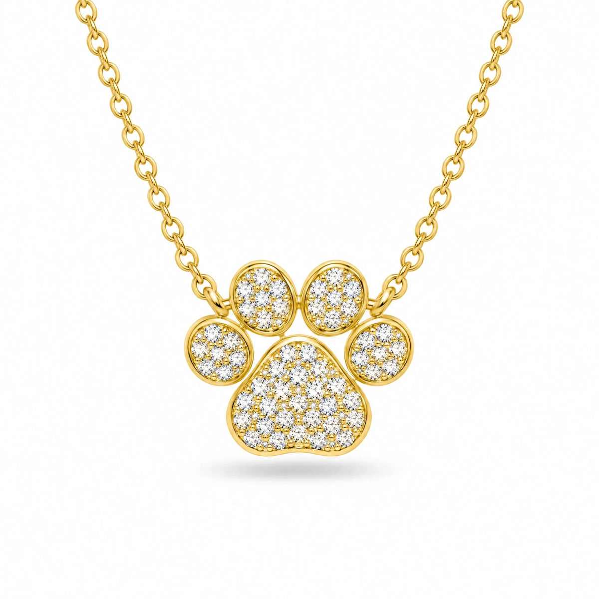 Bella 18K Gold Plated 925 Sterling Silver Cubic Zirconia Necklace