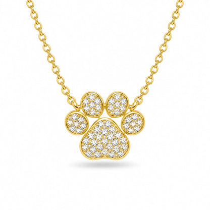 Bella 18K Gold Plated 925 Sterling Silver Cubic Zirconia Necklace