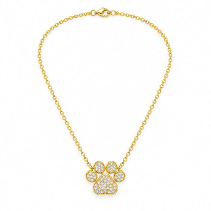 Bella 18K Gold Plated 925 Sterling Silver Cubic Zirconia Necklace