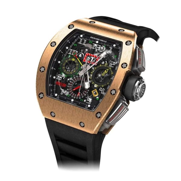 RM 11-02 Automatic Flyback Chronograph Dual Time Zone Rose Gold