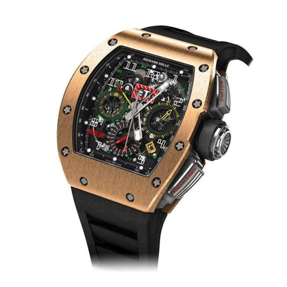 RM 11-02 Automatic Flyback Chronograph Dual Time Zone Rose Gold