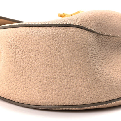 Chloe Grained Lambskin Drew Shoulder Bag Abstract White