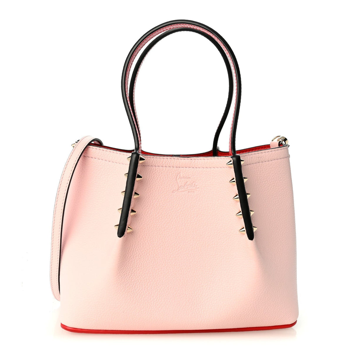 Christian Louboutin Calfskin Empire Spiked Mini Cabarock Tote Poupee 1984512