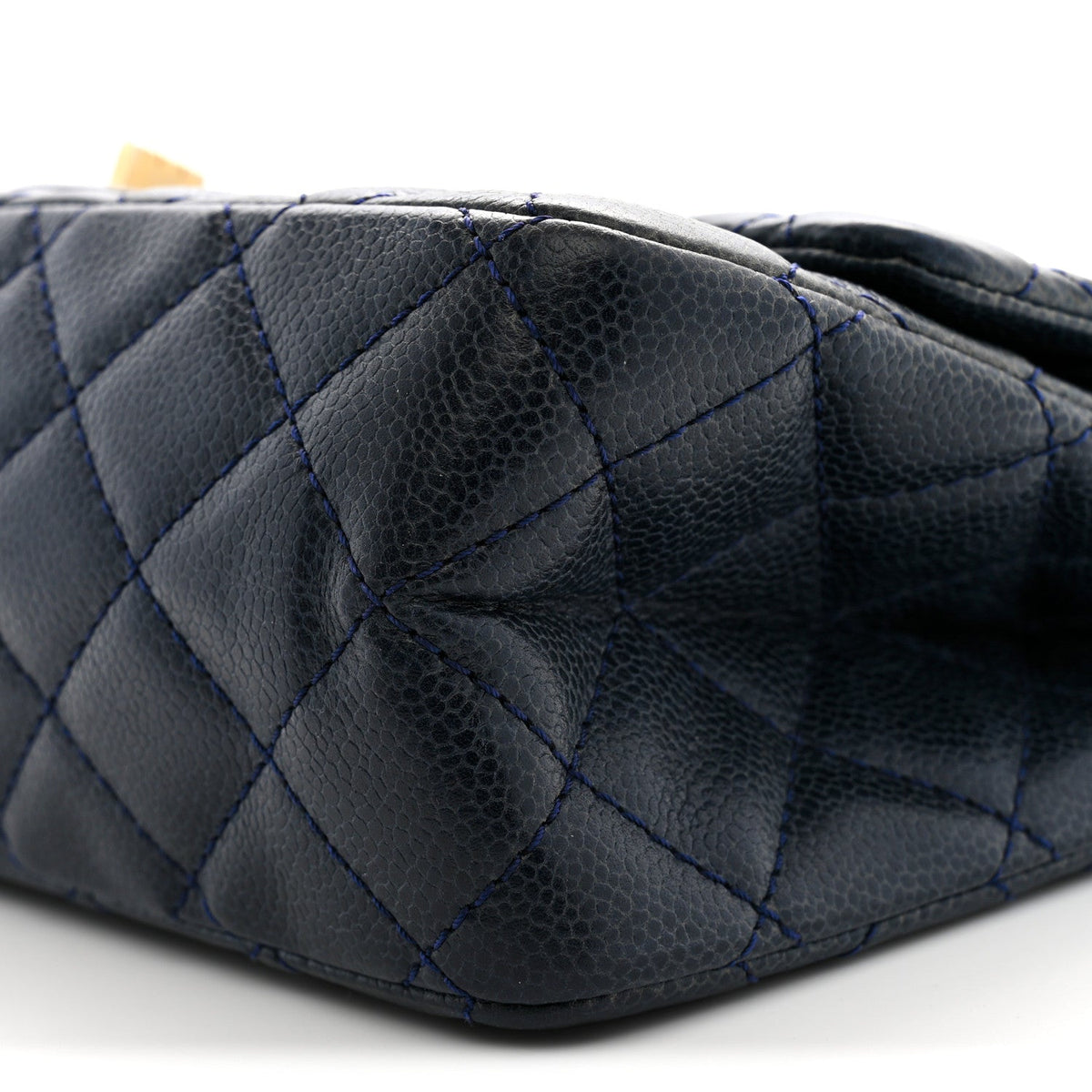 Chanel Caviar Quilted 2.55 Reissue 226 Flap Bag Navy Blue 1985238