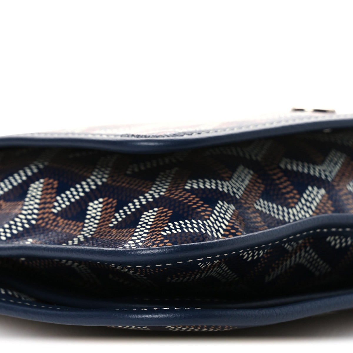 Goyard Goyardine Plumet Wallet Clutch Navy 1901295