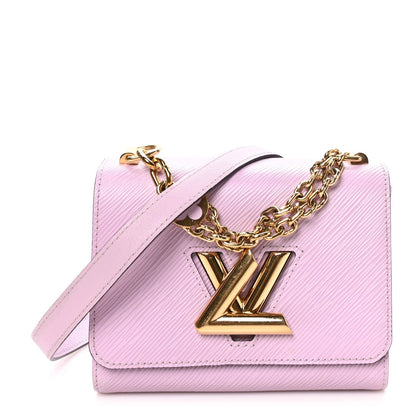 Louis Vuitton Epi Twist Flower Chain Shoulder Bag PM Wisteria
