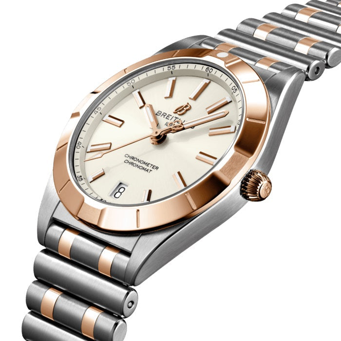 BT Chronomat 32 Stainless Steel & 18k Red Gold Ref# U77310101A1U1