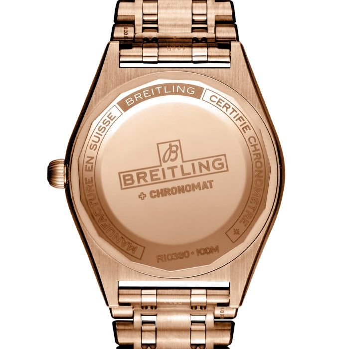 BT Chronomat Automatic 36 18k Red Gold Ref# R10380101A1R1