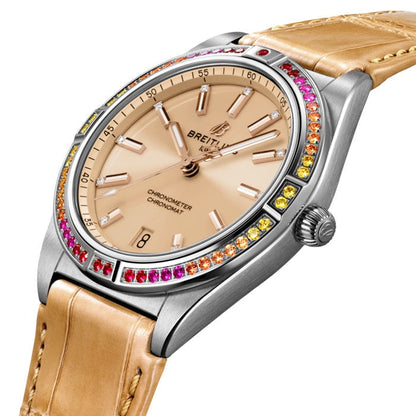 BT Chronomat Automatic 36 South SEA Stainless Steel (Gem-set) Ref# A10380611A1P1