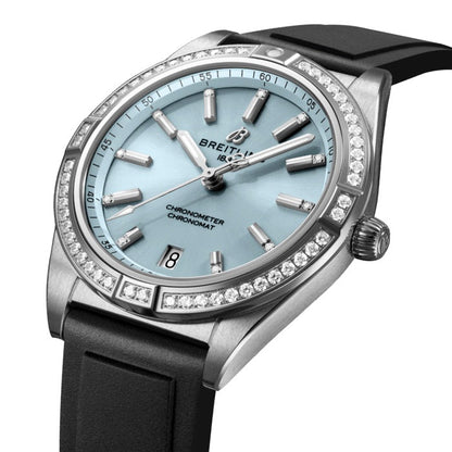 BT Chronomat Automatic 36 Stainless Steel & 18k Grey Gold (Gem-set) Ref# G10380591C1S1