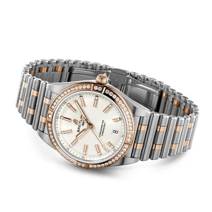 BT Chronomat Automatic 36 Stainless Steel & 18k Red Gold (Gem-set) Ref# U10380591A1U1