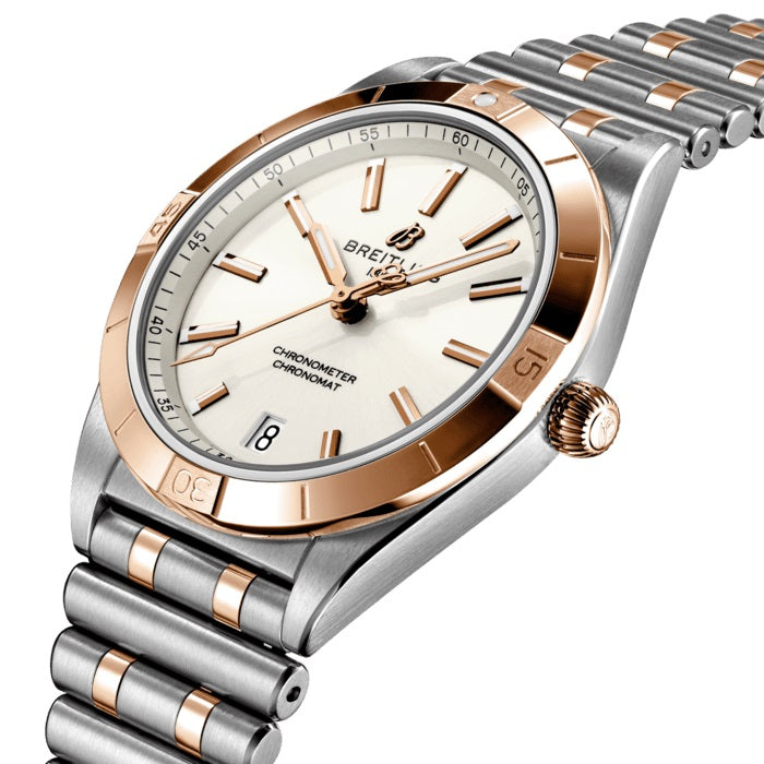 BT Chronomat Automatic 36 Stainless Steel & 18k Red Gold Ref# U10380101A1U1