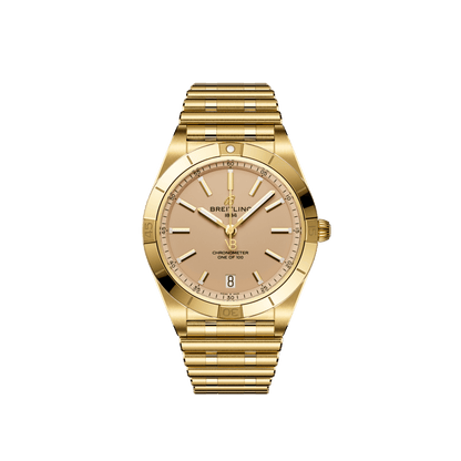 BT Chronomat Automatic 36 Victoria Beckham, 18k Yellow Gold, Ref# K103801A1A1K1, Unworn 2024