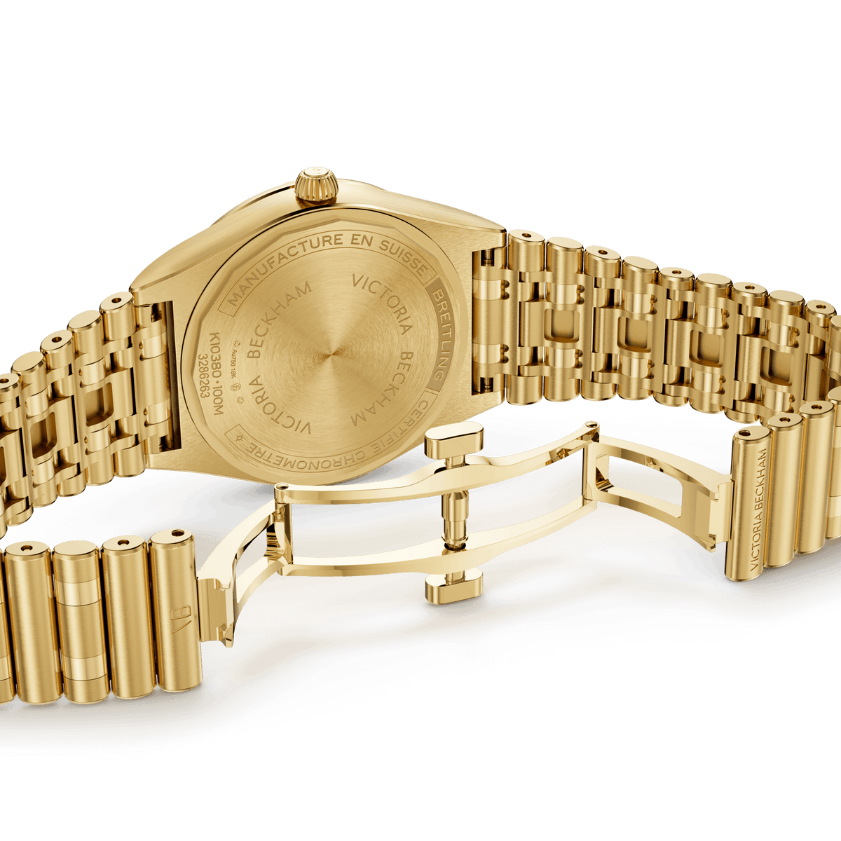 BT Chronomat Automatic 36 Victoria Beckham, 18k Yellow Gold, Ref# K103801A1A1K1, Unworn 2024